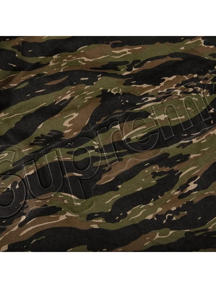 Парка Supreme Hooded Facemask Parka Tigerstripe Camo — изображение 3 из 3, зеленый
