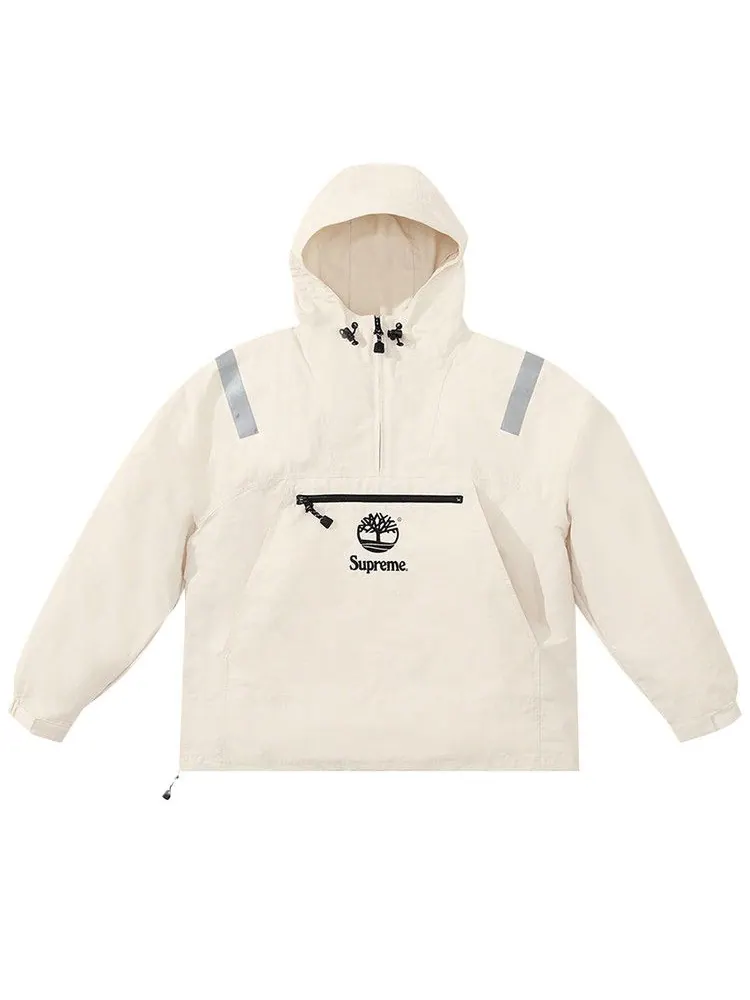 Анорак Supreme x Timberland Reflective Taping Anorak 'Stone' — изображение 1 из 2, белый