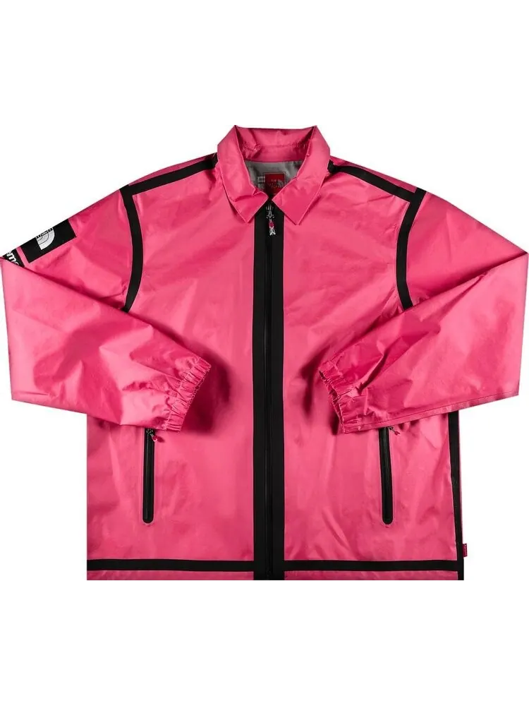 Куртка Supreme x The North Face Summit Series Outer Tape Seam Coaches Jacket Pink — изображение 1 из 3, розовый