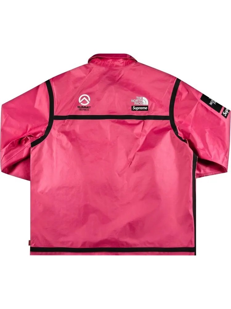 Куртка Supreme x The North Face Summit Series Outer Tape Seam Coaches Jacket Pink — изображение 2 из 3, розовый