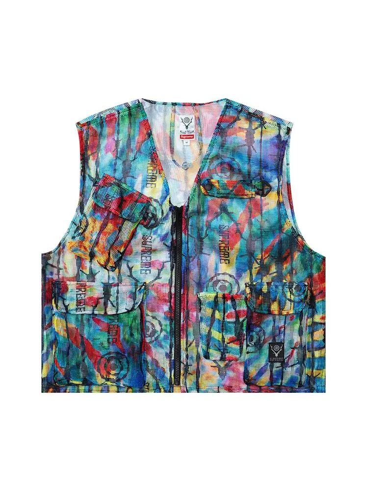 Утепленный жилет Supreme x SOUTH2 WEST8 Bush Vest 'Multicolor' — изображение 1 из 2, мульти