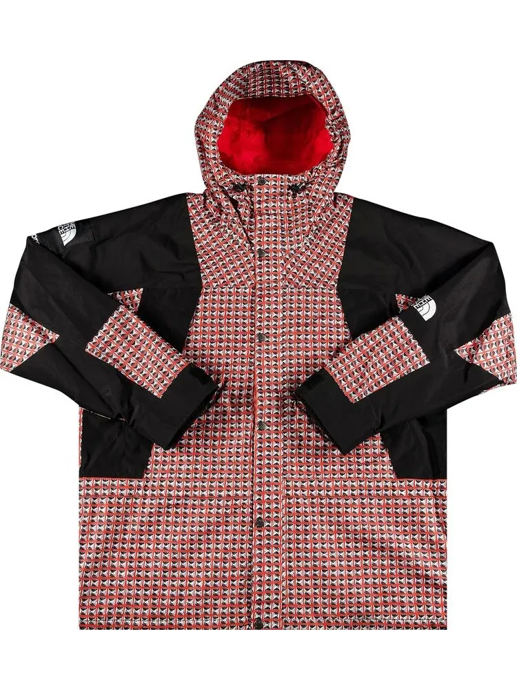Куртка Supreme x The North Face Studded Mountain Light Jacket 'Red' — изображение 1 из 2, красный