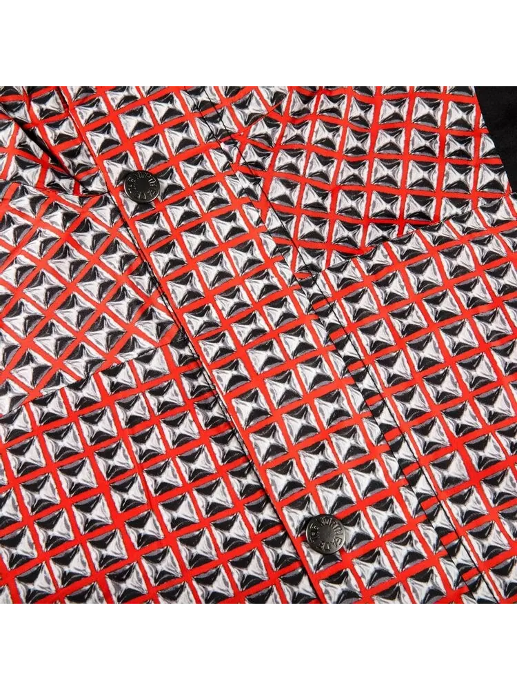 Куртка Supreme x The North Face Studded Mountain Light Jacket 'Red' — изображение 2 из 2, красный