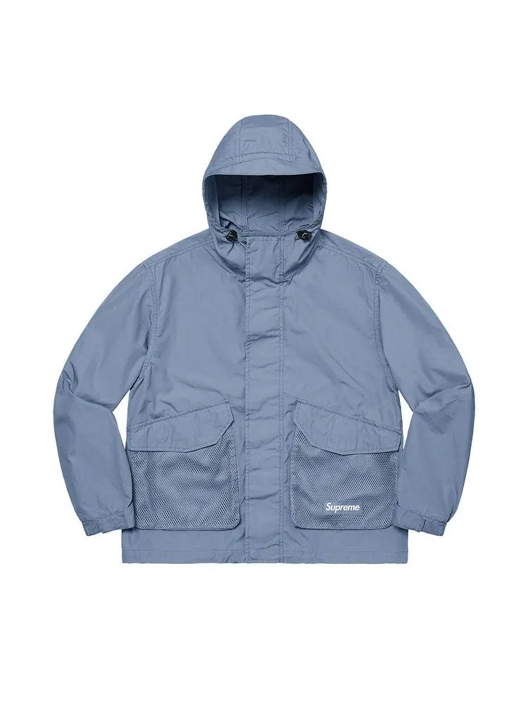 Куртка Supreme Mesh Pocket Cargo Jacket — изображение 1 из 1, серый