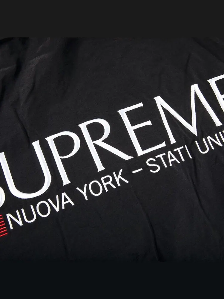 Парка Supreme x Polartec Lined Sidline Parka 'Black' — изображение 3 из 3, черный