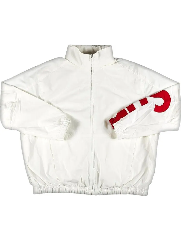Куртка Supreme Spellout Track Jacket 'White' — изображение 1 из 2, белый