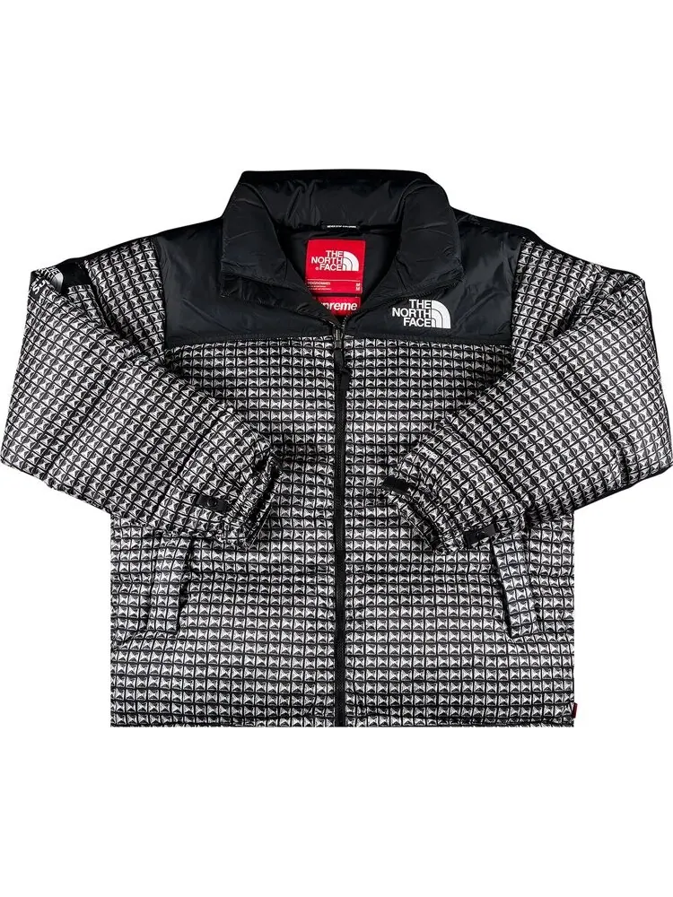 Куртка Supreme x The North Face Studded Nuptse Jacket 'Black' — изображение 1 из 2, черный