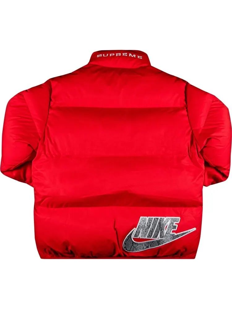 Куртка Supreme x Nike Reversible Puffy Jacket 'Red' — изображение 2 из 3, красный