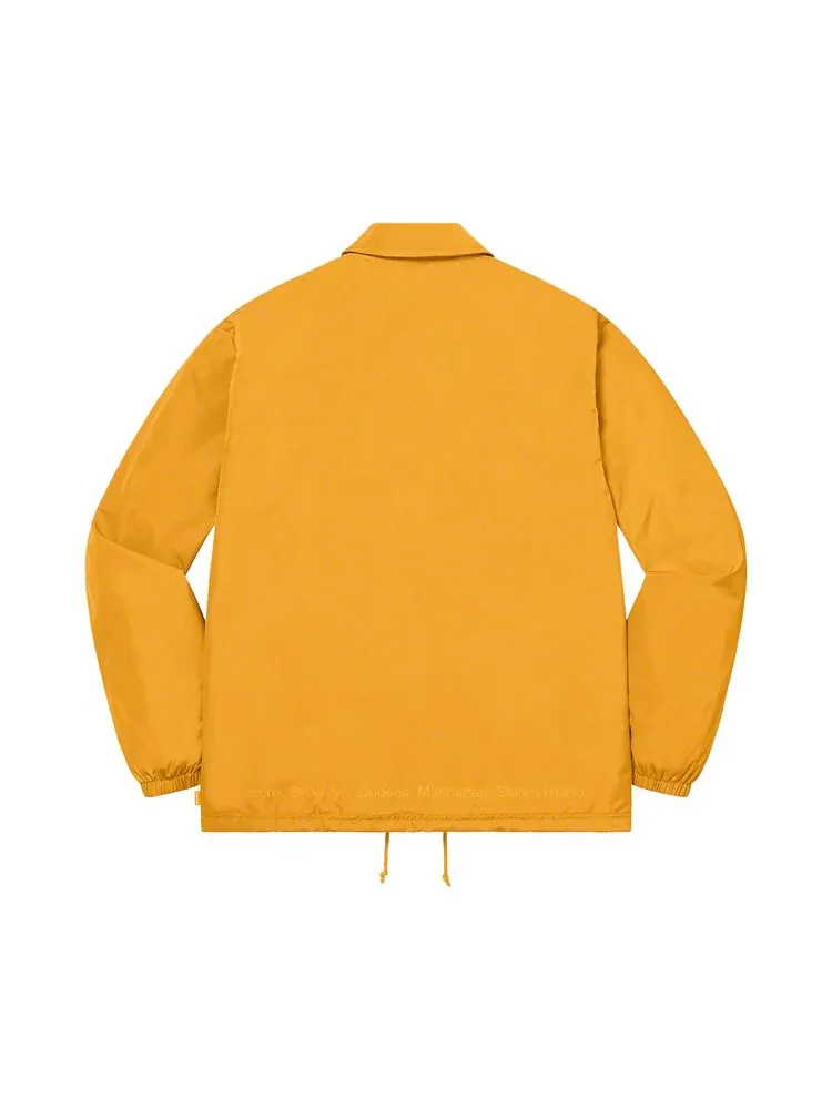 Куртка Supreme Five Boroughs Coaches Jacket 'Mustard' — изображение 2 из 2, желтый