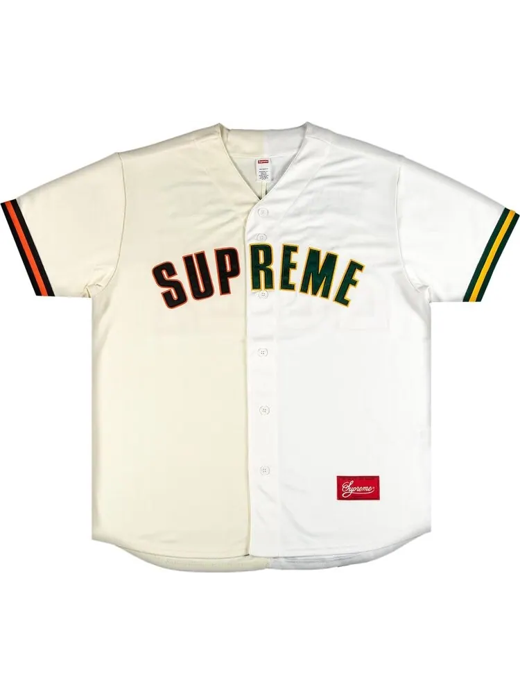 Футболка Supreme Don't Hate Baseball Jersey 'Natural' — изображение 1 из 3, белый