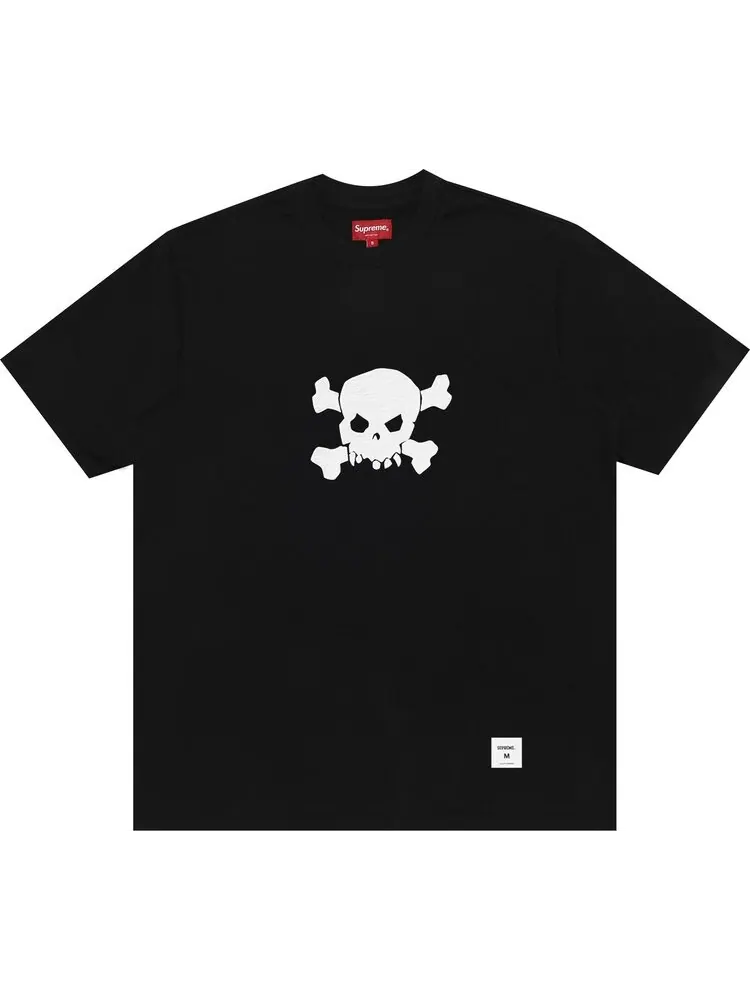 Футболка Supreme Skull Short-Sleeve Top 'Black' — изображение 1 из 1, черный