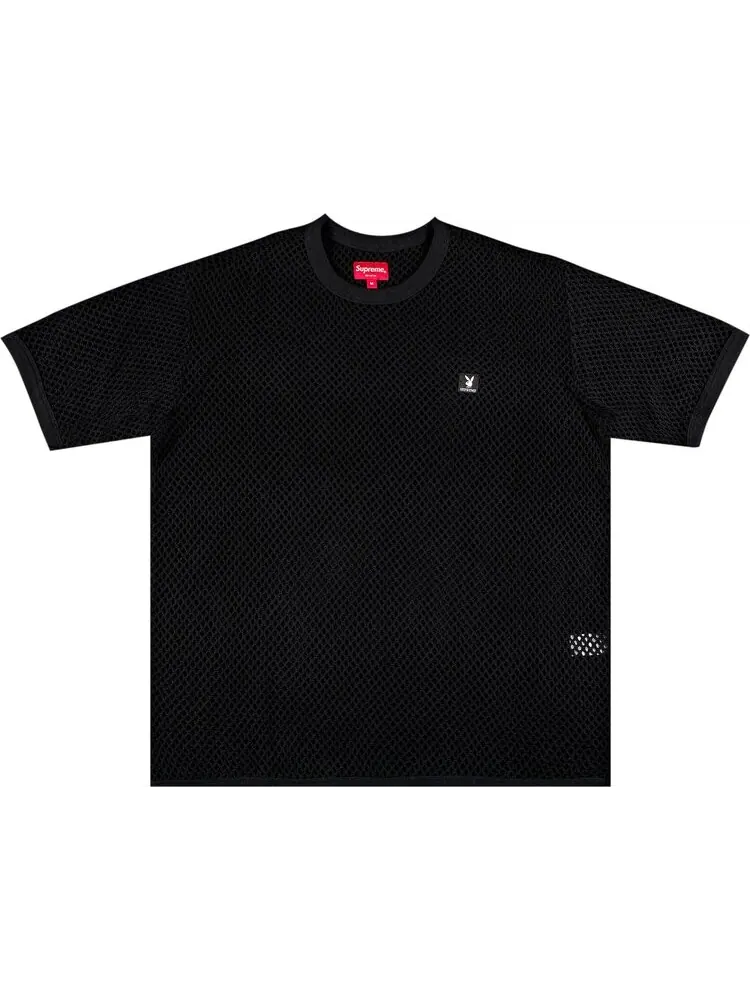 Футболка Supreme x Playboy String Short-Sleeve Top 'Black' — изображение 1 из 2, черный