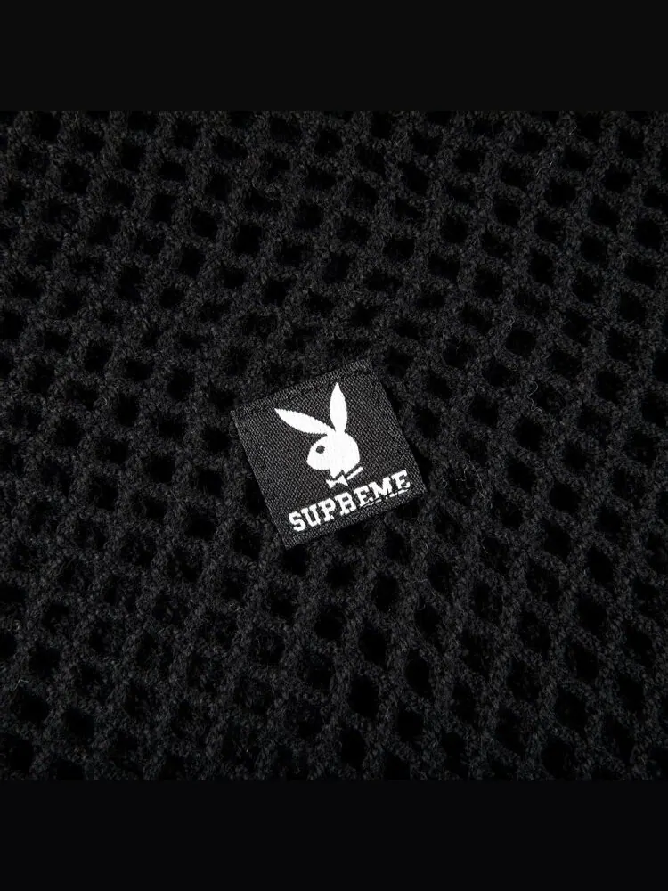 Футболка Supreme x Playboy String Short-Sleeve Top 'Black' — изображение 2 из 2, черный