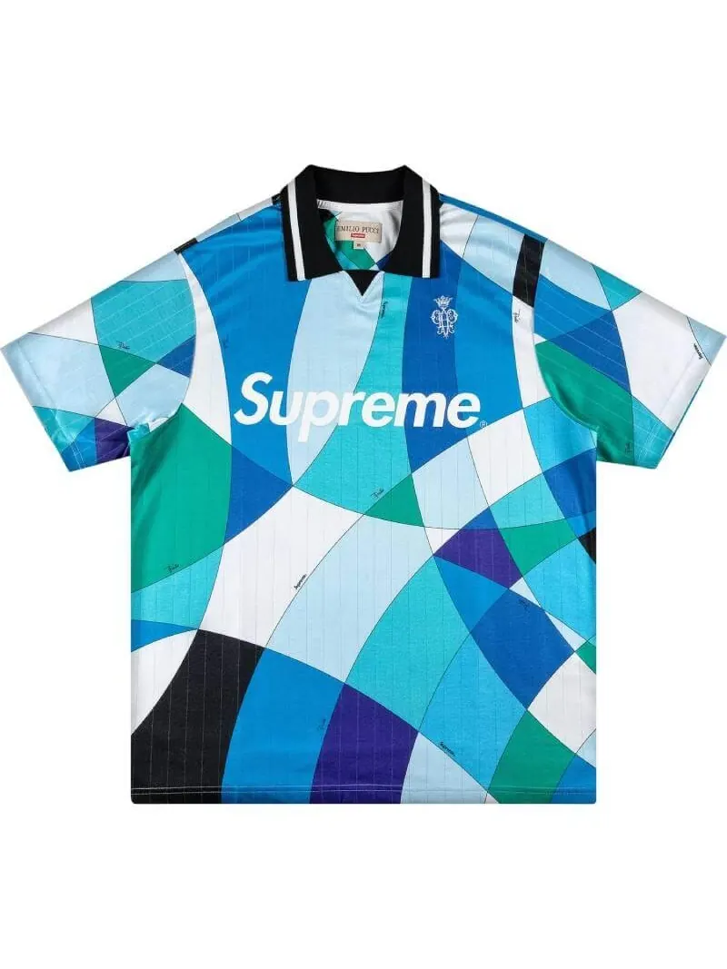 Футболка Supreme x Emilio Pucci Soccer Jersey — изображение 1 из 2, мульти