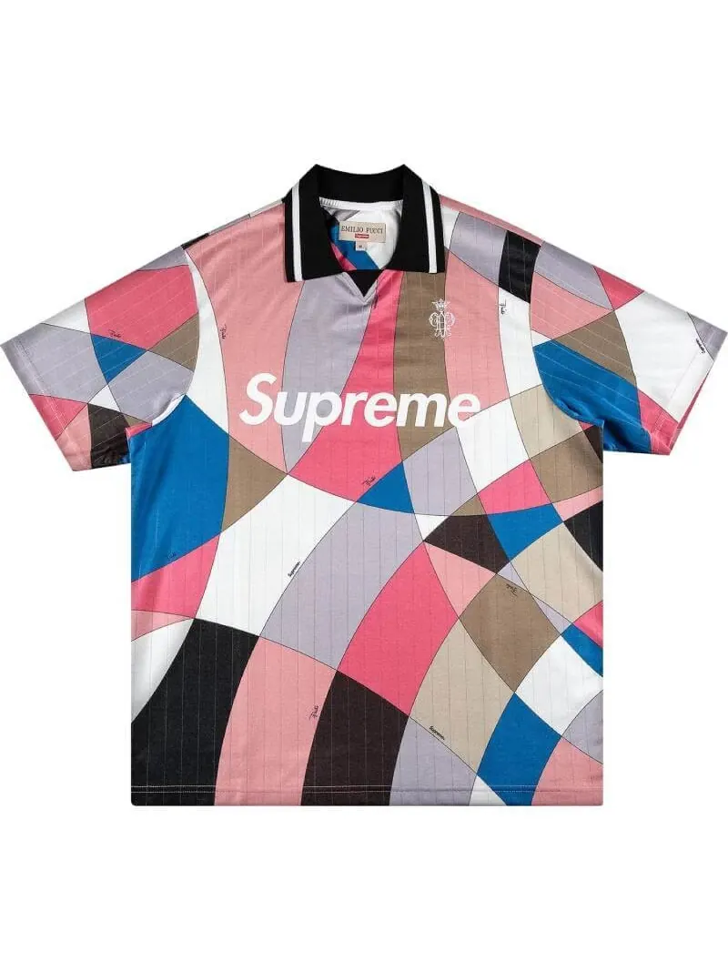 Футболка Supreme x Emilio Pucci Soccer Jersey — изображение 1 из 2, мульти