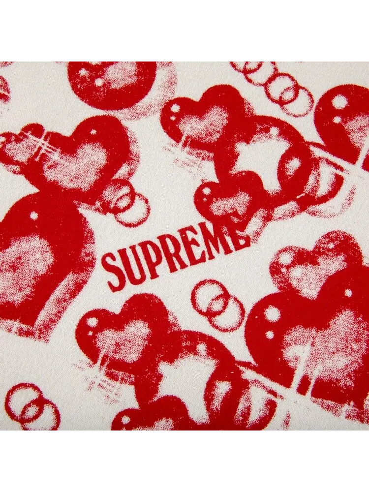 Футболка Supreme Hearts Short-Sleeve Top 'White' — изображение 2 из 2, белый
