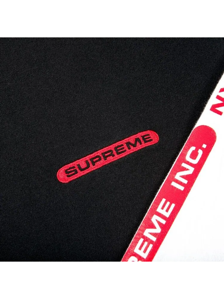 Лонгслив Supreme Inc. Paneled Long-Sleeve Top 'Black' — изображение 2 из 2, черный