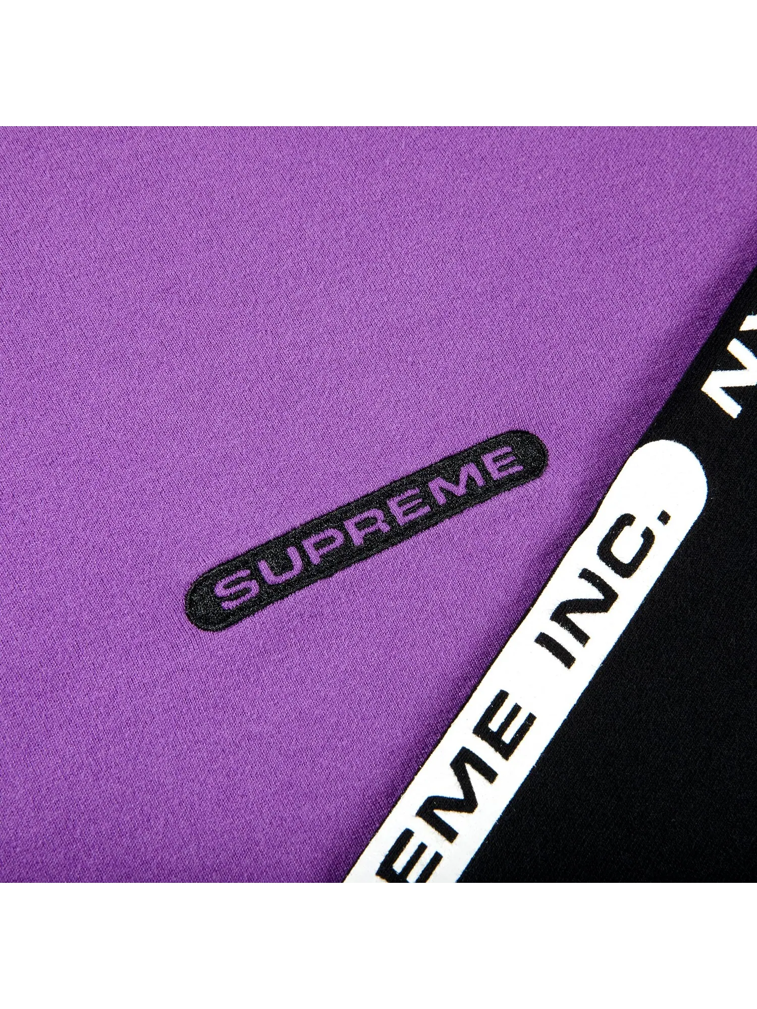Топ с длинными рукавами и вставками Supreme Inc. — изображение 2 из 2, фиолетовый