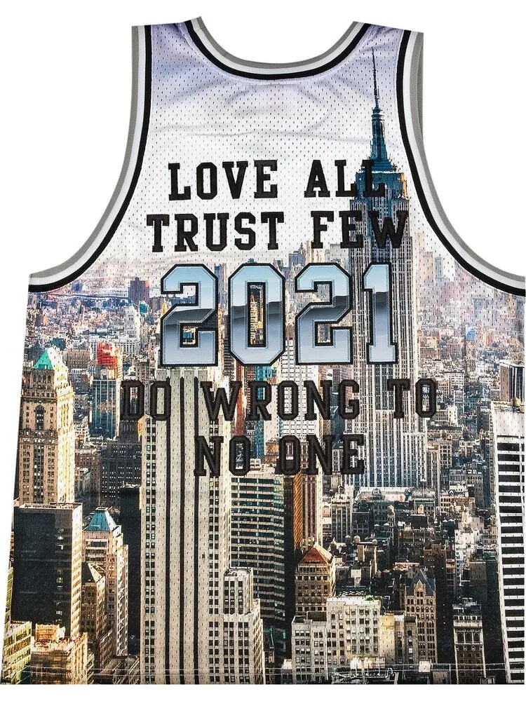 Футболка Supreme x Mitchell And Ness Basketball Jersey 'Skyline' — изображение 2 из 3, мульти
