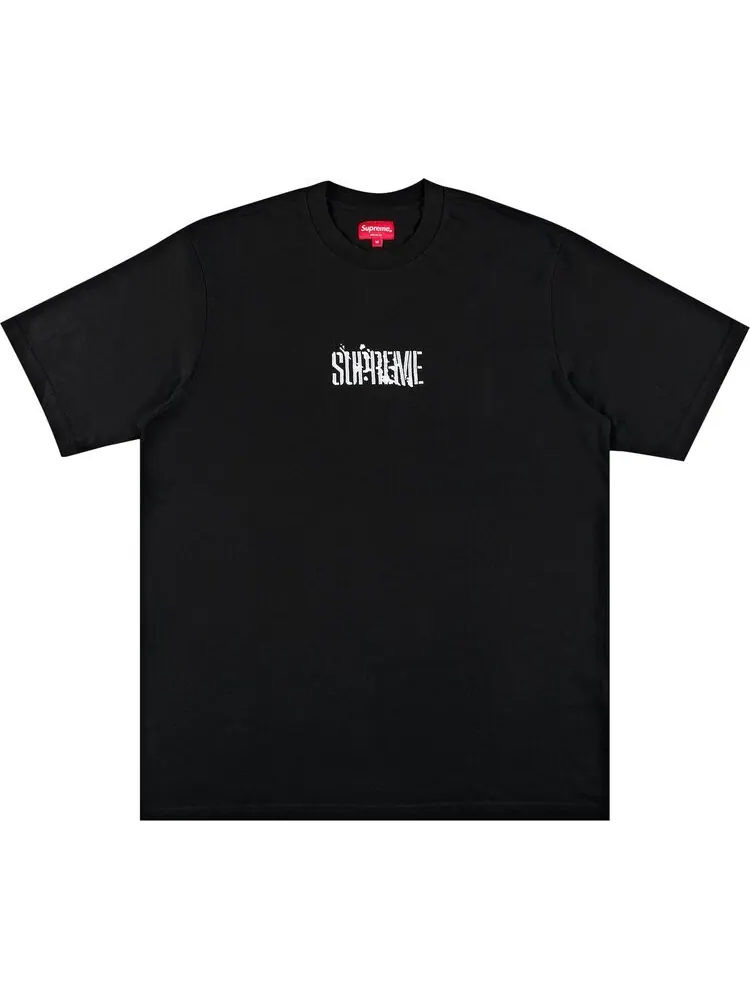 Футболка Supreme Splatter Short-Sleeve Top 'Black' — изображение 1 из 2, черный