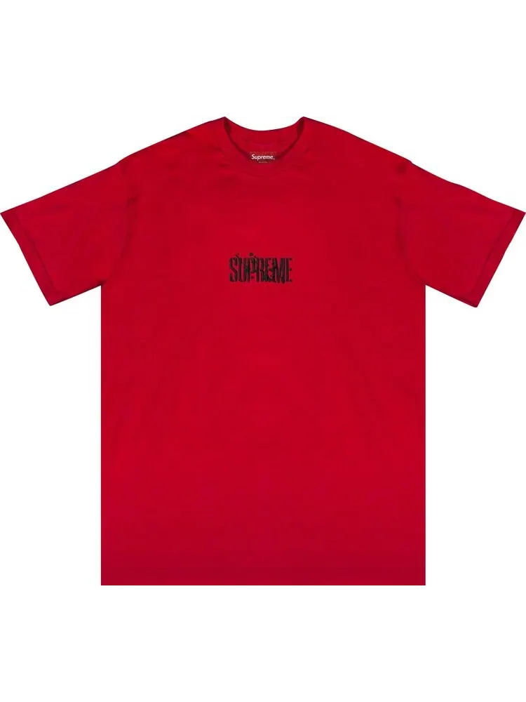Футболка Supreme Splatter Short-Sleeve Top 'Red' — изображение 1 из 1, красный