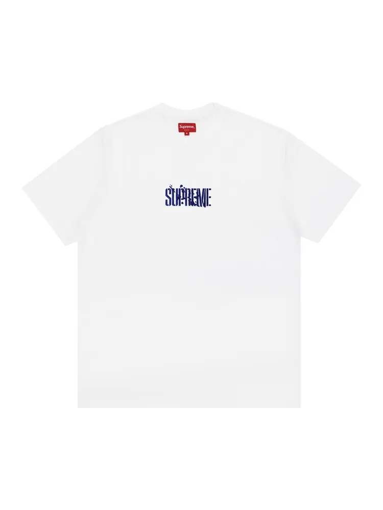 Футболка Supreme Splatter Short-Sleeve Top 'White' — изображение 1 из 1, белый
