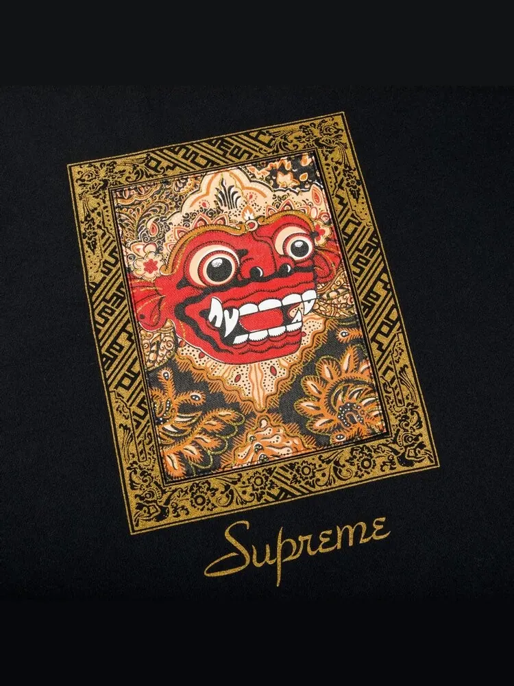 Футболка Supreme Barong Patch Short-Sleeve Top 'Black' — изображение 2 из 2, черный
