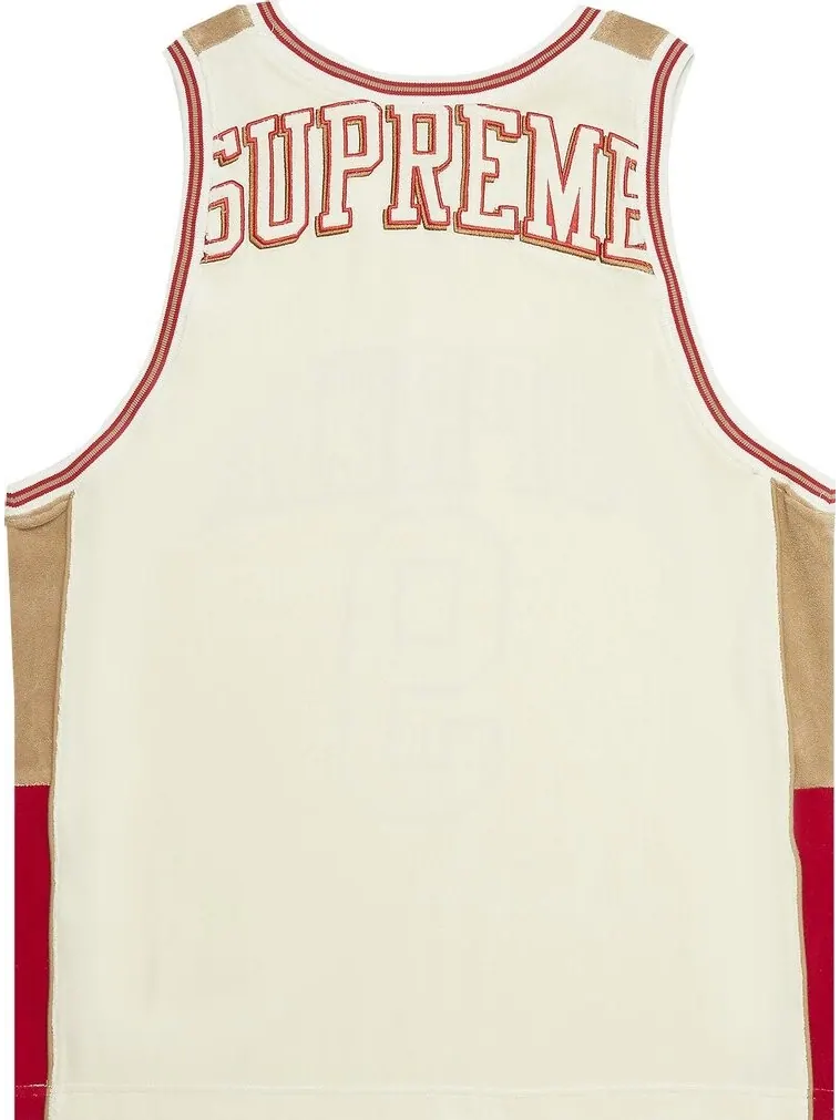 Футболка Supreme Terry Basketball Jersey 'Stone' — изображение 2 из 3, мульти
