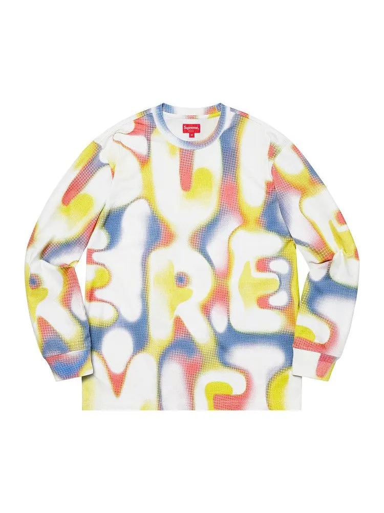Топ Supreme Half Tone Long-Sleeve Top — изображение 1 из 1, белый