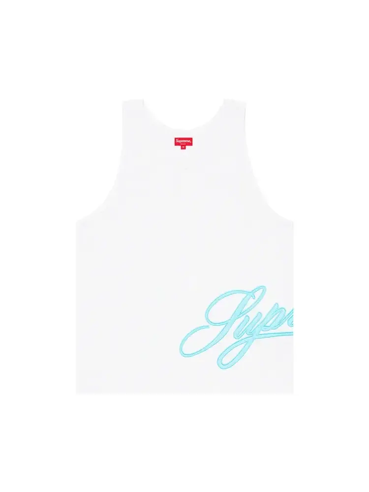 Майка Supreme Mesh Script Tank Top — изображение 1 из 2, белый