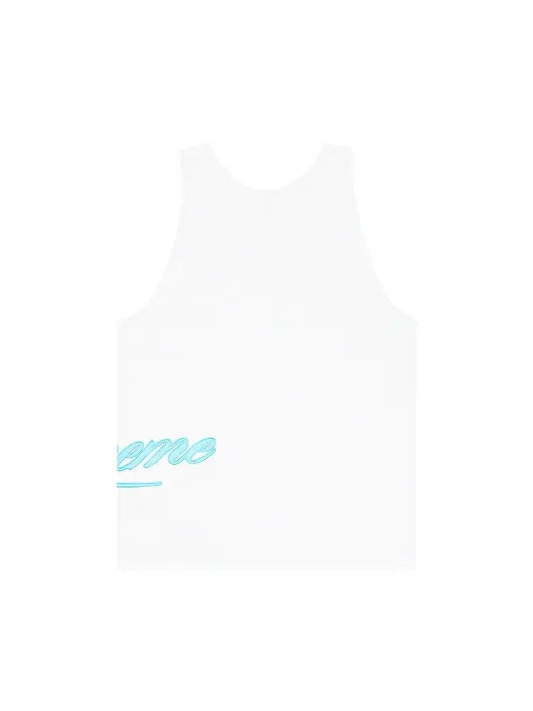 Майка Supreme Mesh Script Tank Top — изображение 2 из 2, белый