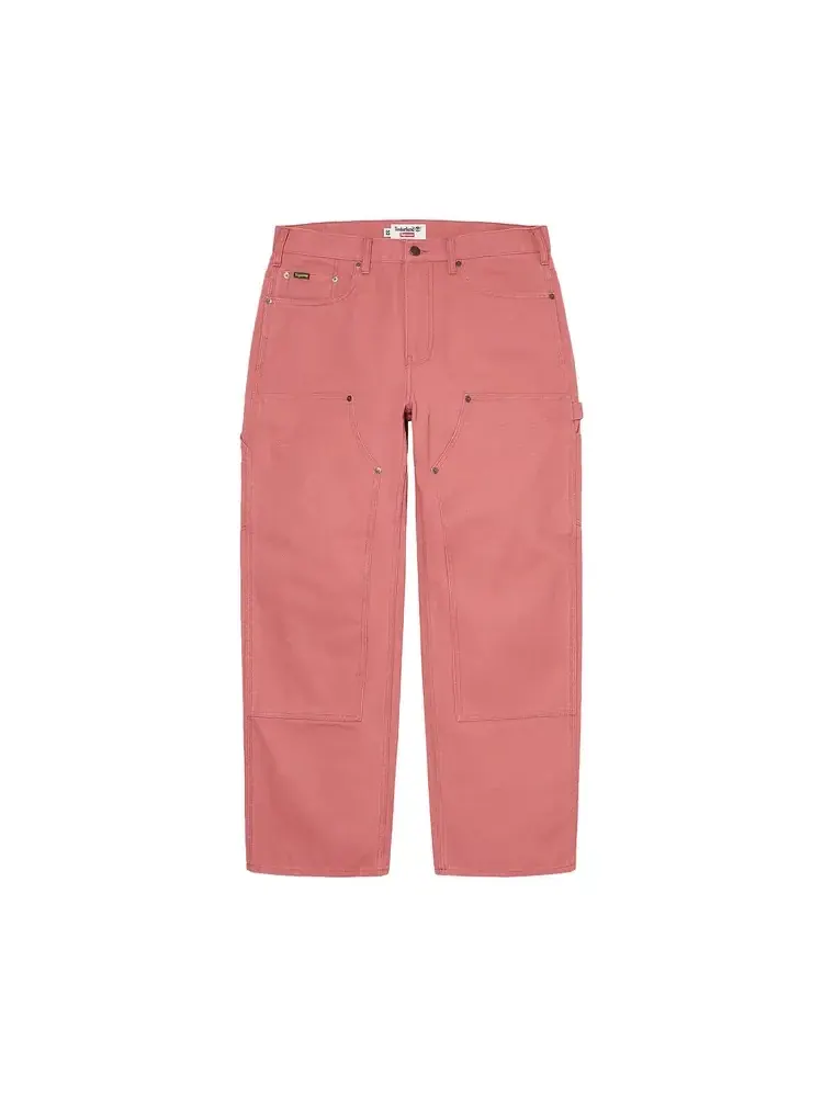 Брюки Supreme x Timberland Double Knee Painter Pant 'Dusty Red' — изображение 1 из 2, красный