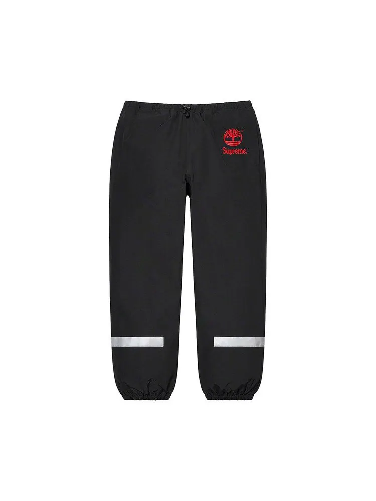 Брюки Supreme x Timberland Reflective Taping Track Pant — изображение 1 из 2, черный