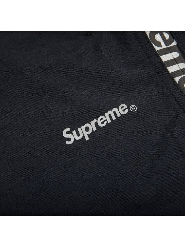 Брюки Supreme Reflective Zip Track Pant 'Black' — изображение 3 из 3, черный