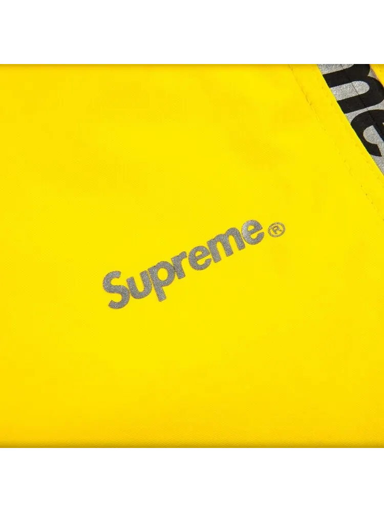 Брюки Supreme Reflective Zip Track Pant 'Yellow' — изображение 3 из 3, желтый