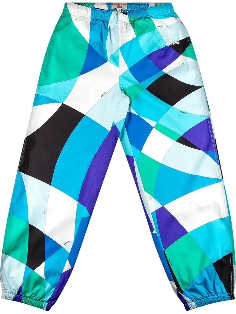 Брюки Supreme x Emilio Pucci Sport Pant 'Blue' — изображение 1 из 3, мульти