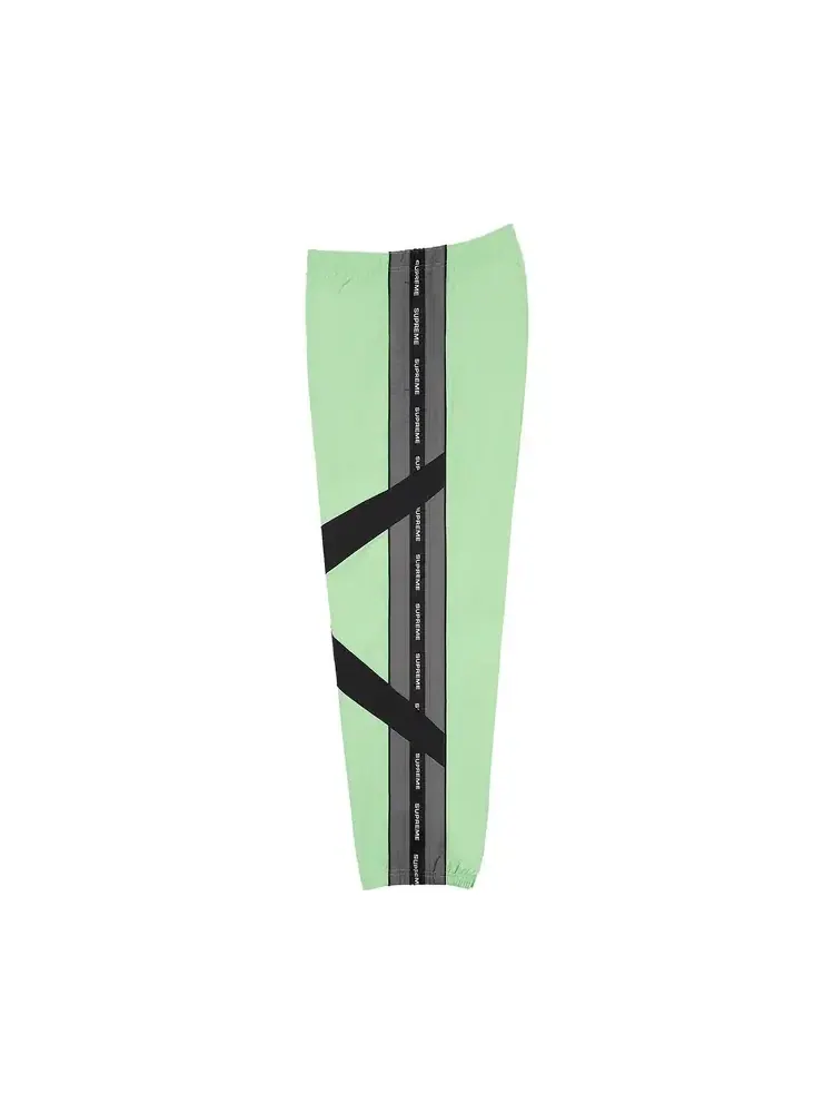 Спортивные брюки Supreme Cross Paneled Track Pant — изображение 3 из 3, зеленый