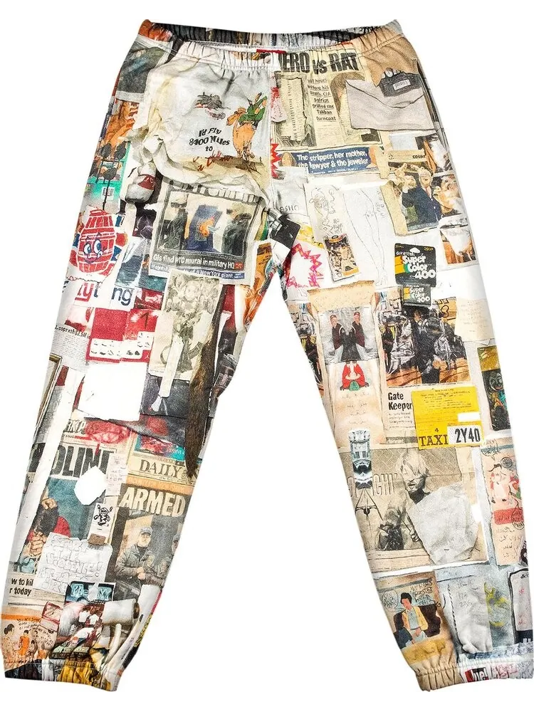 Спортивные брюки Supreme Dash's Wall Sweatpant 'Dash's Wall' — изображение 1 из 3, мульти