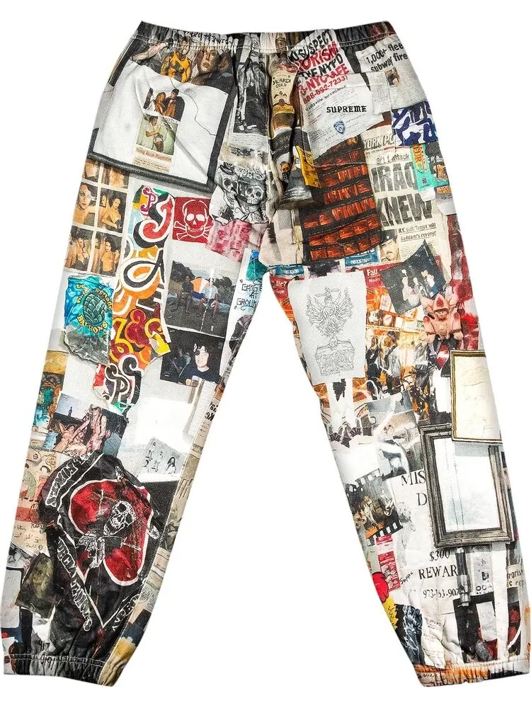 Спортивные брюки Supreme Dash's Wall Sweatpant 'Dash's Wall' — изображение 2 из 3, мульти