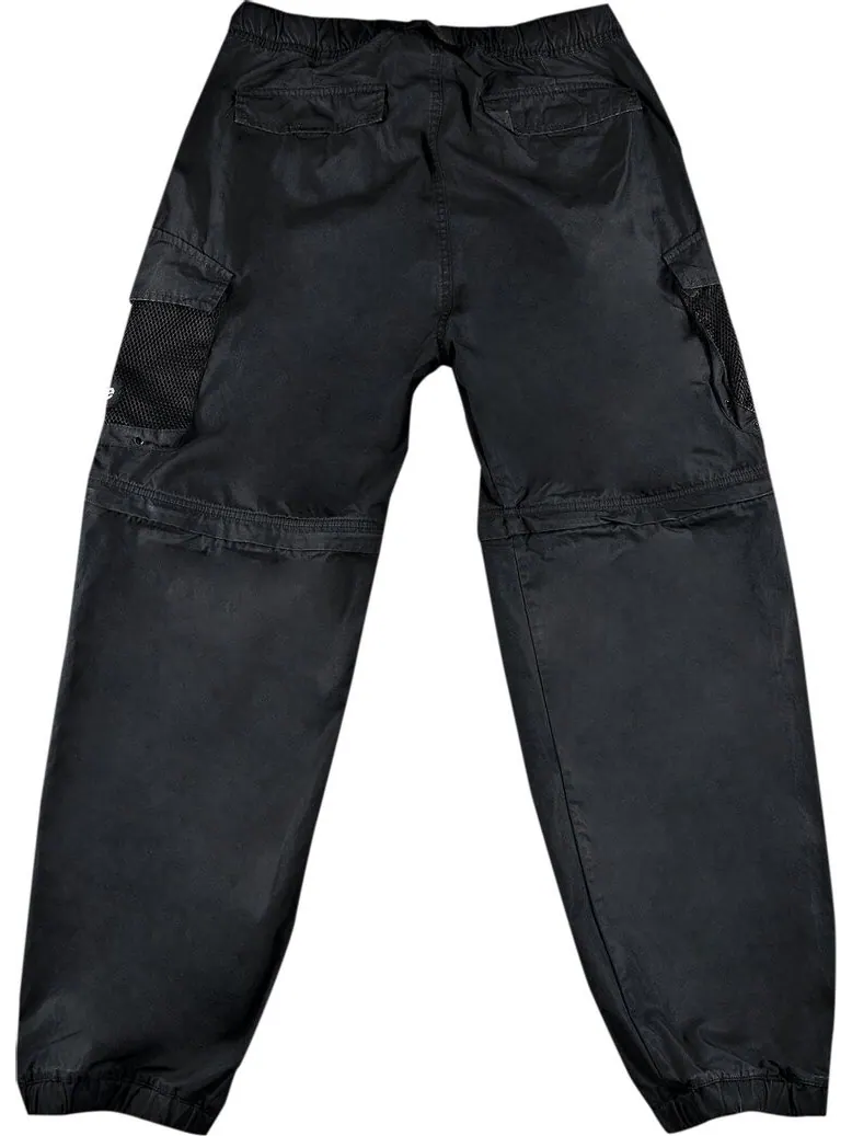 Брюки Supreme Mesh Pocket Belted Cargo Pant 'Black' — изображение 2 из 3, черный