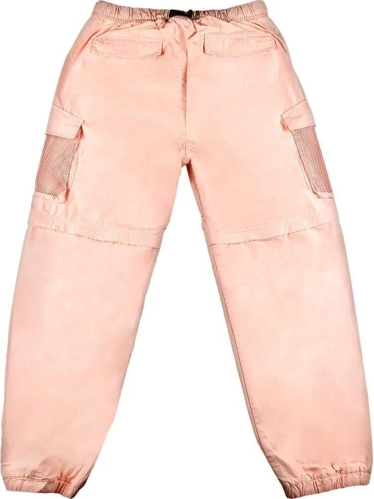 Брюки Supreme Mesh Pocket Belted Cargo Pant Dusty Pink — изображение 2 из 3, розовый