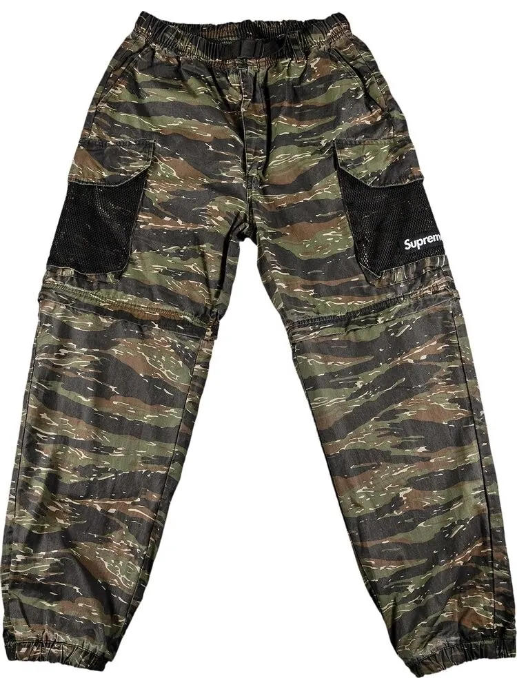Брюки Supreme Mesh Pocket Belted Cargo Pant 'Tigerstripe Camo' — изображение 1 из 3, мульти