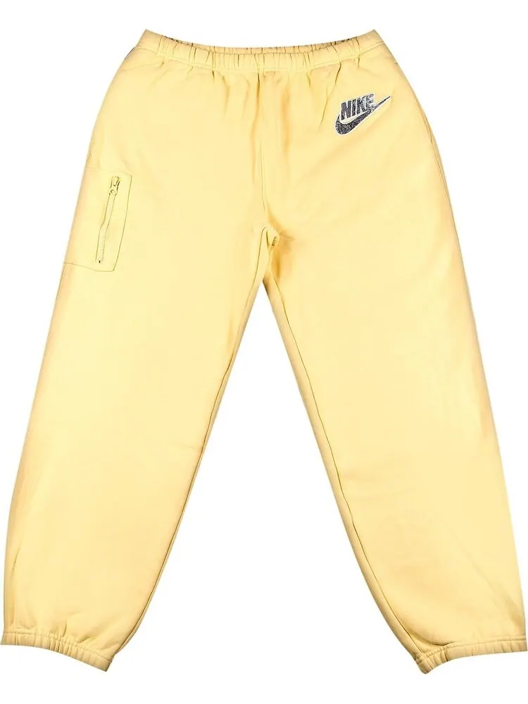 Спортивные брюки Supreme x Nike Cargo Sweatpant 'Pale Yellow' — изображение 1 из 3, желтый