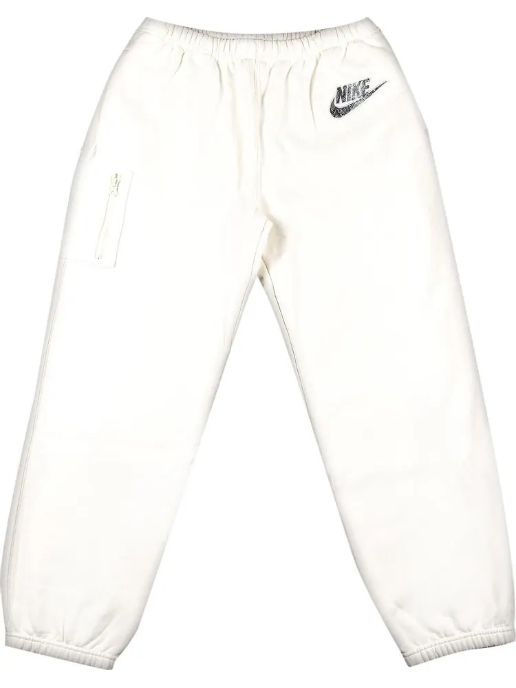 Спортивные брюки Supreme x Nike Cargo Sweatpant 'White' — изображение 1 из 3, белый