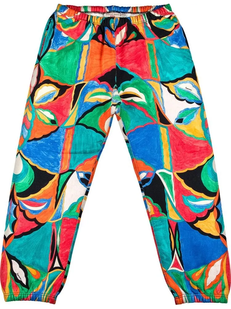 Спортивные брюки Supreme x Emilio Pucci Sweatpant 'Multicolor' — изображение 1 из 3, мульти