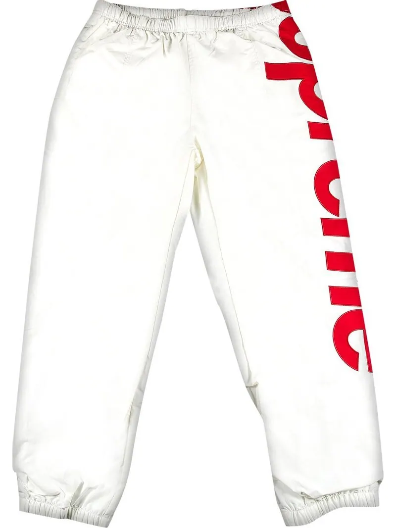 Брюки Supreme Spellout Track Pant 'White' — изображение 1 из 3, белый