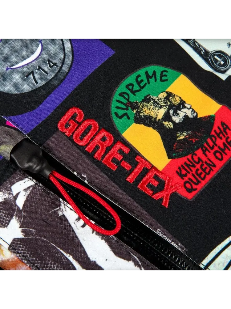 Брюки Supreme GORE-TEX Stickers Pant 'Black' — изображение 3 из 3, черный