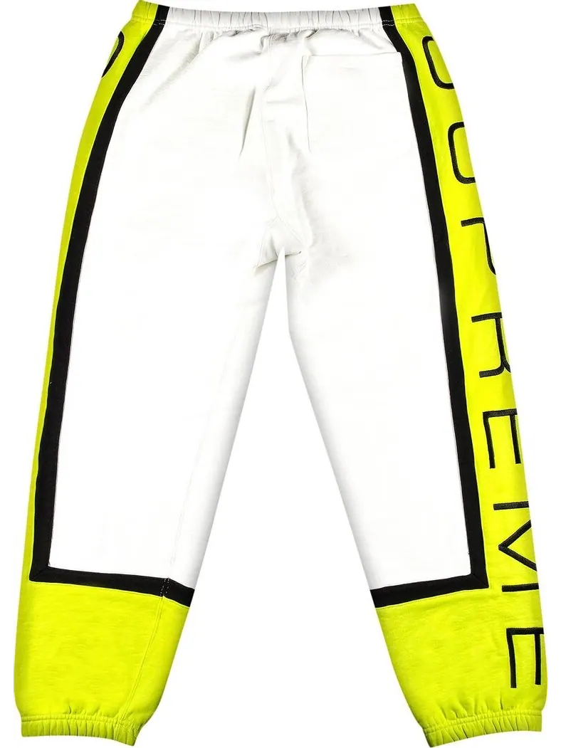 Спортивные брюки Supreme Paneled Sweatpant 'White' — изображение 2 из 3, белый