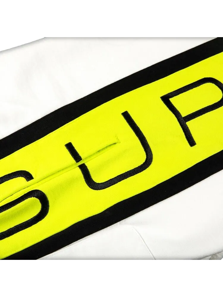 Спортивные брюки Supreme Paneled Sweatpant 'White' — изображение 3 из 3, белый