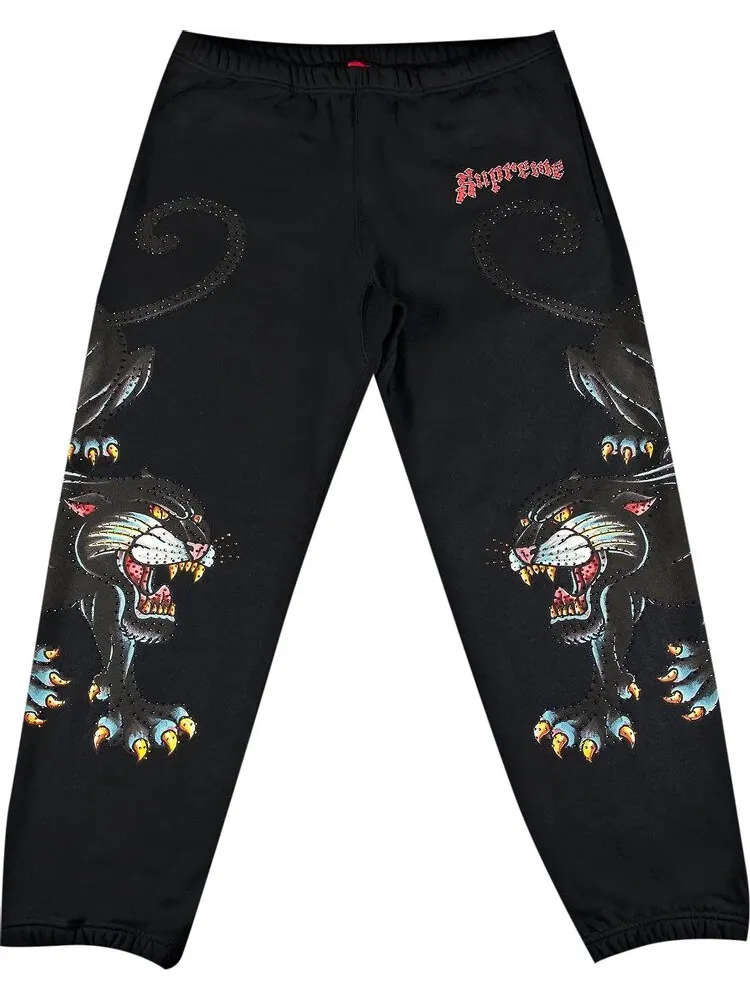 Спортивные брюки Supreme Panther Sweatpant 'Black' — изображение 1 из 3, черный